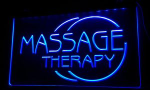 LS0079 LED -striplampor Sign Massage Therapy Body Open 3D Gravering Gratis design Partihandel