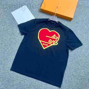 Męskie bluzy Bluzy Plus size popularne projektant 23SS drukowane T-koszulki TEE Bluza moda High Street krótkie rękawy Summer Casual T-Shirt Men T263 H827