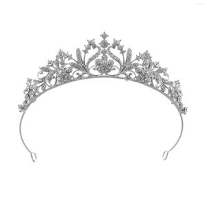Copricapo da donna corone puntello da festa strass tiara accessori per acconciature per ballo in maschera banchetto cosplay