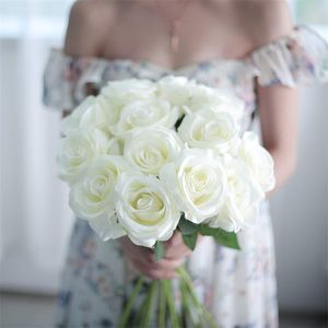 Bouquet Like Like for Artificial Silk Roses Home Decor Weddings