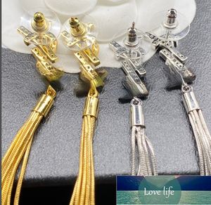 Quality Earings For Women Jewelry Designers Earrings Pendant Letters Tassels Studs Fashion Luxurys Gold Hoop Earring