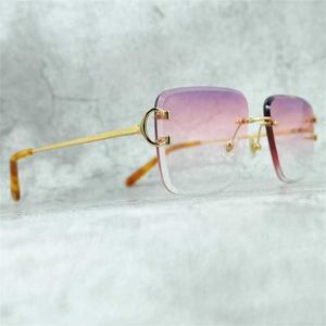 Top lüks tasarımcı güneş gözlüğü% 20 indirim elmas kesim erkek aksesuarları trend ürün moda vintage büyük boy tonları kadınlar için gafas mujer