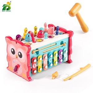 Inne zabawki Dzieci Magnetyczne wędkarstwo sensoryczne rozwój dziecka sowa sześcian sorters girl edukacja edukacja Montessori Toys dla dzieci 3 lata 230327