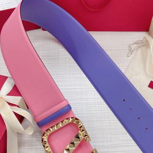 Top Fashion Business Design Womens Belt 70mm Diamond-Errusted Waistband Luxury Brand Designer Men's Belt Leather Made Catwalk Waistbands Bästa kvalitet med ruta 0078