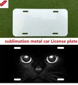 Sublimation Blank Metal Car License Plate Materials Hot Heart Transfer Printing Diy Custom Consumables Wholesale FY7670