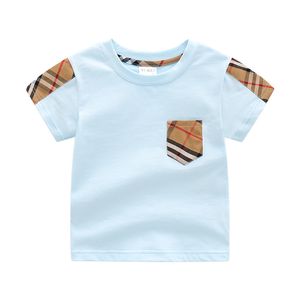 الأولاد الصغار Tirt for Summer Infant Kids Boys Girls Thirts Thirts Clothes 100 ٪ Toddler Tops 1-6y