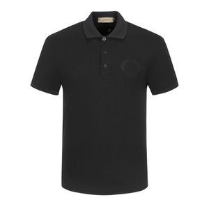 Designer-Herren-T-Shirt aus neuer Baumwolle, knitterfrei, POLO, atmungsaktives T-Shirt mit Revers, kommerzielle Mode, lässiger Druck, High-End-Kurzarm, Manches Courtes M-3XL