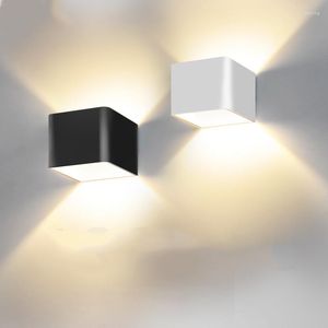 Duvar lambası Modern Minimalist İç Dekorasyon Aydınlatma Alüminyum Sconce Yatak Odası Oturma Odası Dükkanı LED Işık