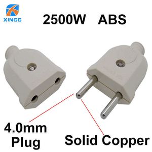 Sockets 2 Pin EU Plug Male Female Electronic Connector Socket Wiring Extension Cord Plug Connector Adapter Löstagbar REWIRABLE Z0327