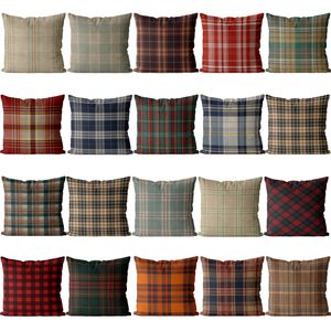 Cushion Decorative Pillow Modern Simple Plaid case decor sofa cushion cover living room decoration throw pillow covers Cojines Decorativos 230327