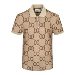 2022 sommer Kleidung Luxus Designer Polo Shirts Männer Casual Polo Mode Schlange Biene Druck Stickerei T Shirt High Street Herren polos Größe M-3XL