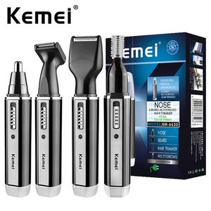 Clippers Trimmers 4IN1 Noter Nose Trimmer Broda Trimer dla mężczyzn Włosy do brwi i usuwanie maszyny do czyszczenia 230328