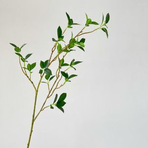 Flores decorativas Ramo de simulação duradoura Cuidado Easy Care Artificial Realista Refrescante Planta DIY