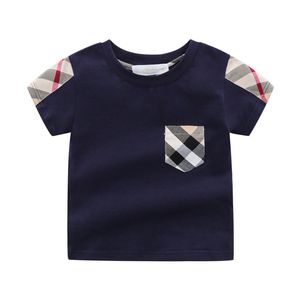 Çocuklar En İyi T-Shirt Tasarımcıları Kıyafet Toddler Erkek Çocuk Kıyafetleri Kız Erkek Yaz Beyaz Bebek T Shirt