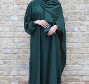 Abbigliamento etnico Ramadan Muslim Hijab abito modesto per le donne Silk Jibab Khmair Preghiera Guocero Eid Arabo islamico Dubai Abaya Turchia Kaftan