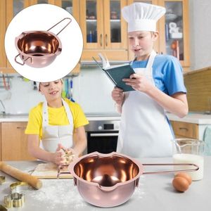 Bowls Pot Melting Boiler Butter Chocolate Double Steel Warmer Stainless Melt Fondue Pan Cheese Candy Dessert Warming Heating Saucepan