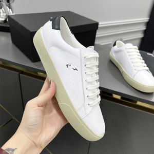 Designer shoes Luxury Canvas Court Classic SL/06 Distressed Shoes 2021SS Embroidered Logo Signature Low Top Leather Sneakers