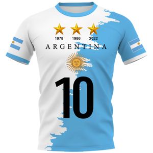 Męskie koszulki Summer Argentyna Tshirt Męs