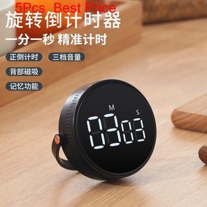 Kitchen Timers 5PCS Magnetic Digital Timer for Kitchen Cooking Shower Study Stopwatch LED Counter Alarm Remind Manual Electronic Countdown 230328