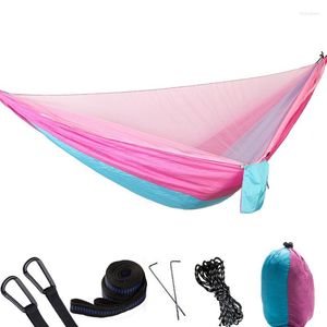 Móveis de acampamento 2023 Vendas Vendas Interior Dormitório passeio pátio Swing Swing acampamento Mosquito líquido de hammock de hammock de suprimentos ao ar livre