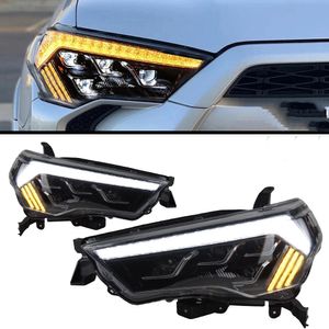 Faróis de carro para Toyota 4 Runner 20 13-20 20 LED conjunto de farol DRL bi-xenon lente sinal de volta lâmpada frontal