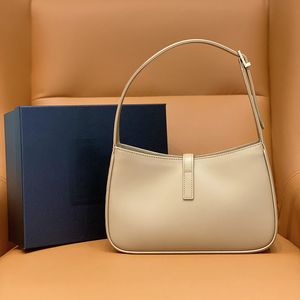 Designer Hobo Bag Luxus Unterarmtaschen 23CM 10A Spiegelqualität gegerbtes Leder Schulterhandtasche mit Box Y031