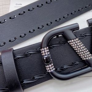 Top fashion business design womens belt 4.0cm diamond-encrusted waistband luxury brand designer men's belt leather made catwalk waistbands best quality with box 0026