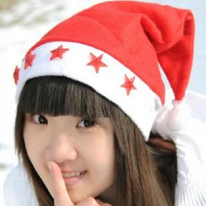 크리스마스 장식 1pc 모자 LED 플래싱 파티 소품 비 징조 클래식 레드 산타 빛의 Xmas Cap S3