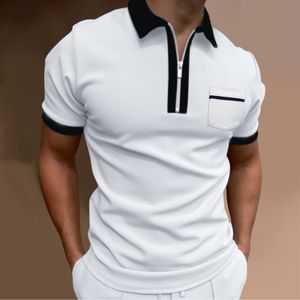 Mens Polos Polo Tshirts For Men Clothing Tops Camisetas Masculina Ropa Playeras Hombre Roupas Masculinas Summer Short Sleeve Tees 230328