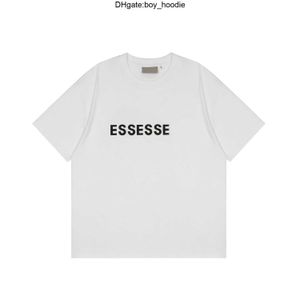 23SS ess Nowe klasyczne projektanci Wzór koszulki THITR Modne koszule Kobieta Tueve Tees Summer Bests Sprzedaż męskiej Tshirt Tshirt Casual Tops Zhvm