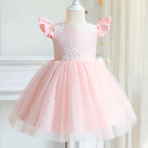Girl's Dresses Baby Girl Dress Cute Bow Newborn Princess Dresses for Baby Year Birthday Dress Toddler Infant Party Dress Christening Gown