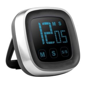 Timer da cucina Grande per touch screen Timer da cucina digitale Conto alla rovescia Forte Cronometro Allarme Intervallo Attrezzatura per la temporizzazione Gadget per la casa multiuso 230328