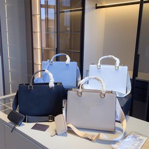 Neue 3-in-1-Taschen, Designer-Galleria-Aktentasche aus Saffiano-Leder, Handtaschen mit kleinen Geldbörsen, Umhängetasche, 28 cm