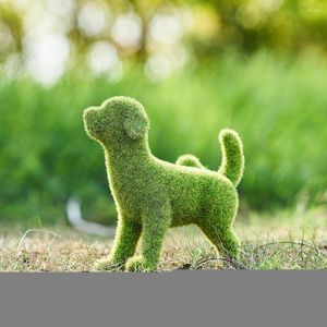 Decorazioni da giardino Decorazione Accessori da esterno Sculture di cuccioli Kawaii Figurine Decorazioni per la casa Ornamenti in resina Regalo di statue di animali carini