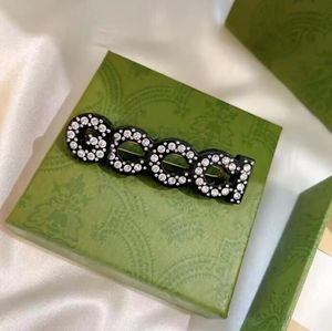 Hair Clips fashion Hair Clips Barrettes ladies simple personality letters designer hairpins high quality with box