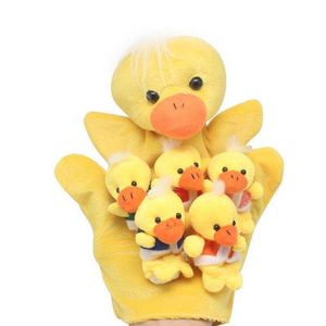 Five Little Ducks Animals Hand Finger Puppets Story Telling Nursery Rhymes Fairy Tale Kids Toy Birthday Christmas Gift