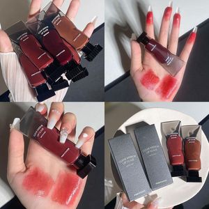 Lip Gloss Black Mirror Water Glaze High Moisturizing Sexy Red Color Lipstick Makeup Lasting Non-stick Cup