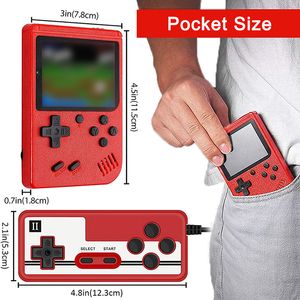 Portable Game Players Handheld Game Player Portable TV Game Console AV Out Mini Handheld Player for Kids Gift 400 IN 1 Retro Video Game Console 230328