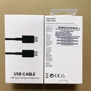 Для Samsung S21 S22 Ultra PD USB Type C Кабель USBC до USBC Cable 45W Super Fast Barge для Galaxy Fold Note10 20 Ultra S21FE с упаковкой
