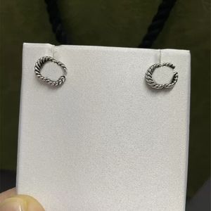 Luxurys Silver Studs Earring Womens Brand Fashion Classic Small Earrings Designers Jewelry Letter G Stud Hoops Ornament Necklace 2303285bf