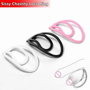 Cockrings Panty Chastity With The Fufu Clip For Sissy Male Chastity Training Device Light Plastic Trainings Clip Cock Cage Sex Toy For Man 230327