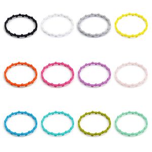 12 Color Silicone Bracelet Fashion Love Heart Shape Adult And Children Party Decoration Bracelets Creative Birthday Gift