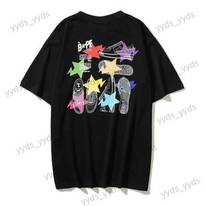 Herr t-shirts Japan Summer Short Sleeve Men's and Women's Lovers 'Ape Head Camo Cartoon Print Cotton Loose T-shirt T230328