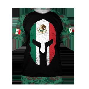 T-shirts masculina México verão masculino camiseta mexico Moda da moda de pullover tampes camisetas de tamanho grande de retro masculino de retro Z0328