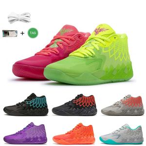 Lamelo Ball MB.01 Mens Basketball Shoes Black Blast Buzz Lo Ufo ليس من هنا Rick و Morty Red Queen City Men Trainers Sports Sneaker Sneaker