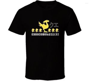 メンズTシャツチョコボツアースーパートラベルファイナルファンタジー7トリビュートシャツTシャツTシャツTシャツ夏