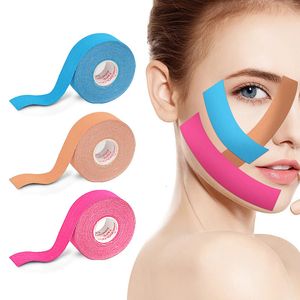 Cleaning Tools Accessories 25CM5M Kinesiology Tape For Face V Line Eyes Neck Lifting Wrinkle Remover Sticker Skin Care Tool Bandagem Elastic 230328