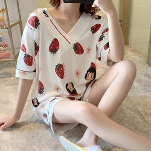 Kadınlar için Kadınlar için Anime Pijama Japonya Karikatür Kiki Teslim Hizmeti Pijama Kızlar Harajuku Yaz Nightgown Homewear Kostüm Seti