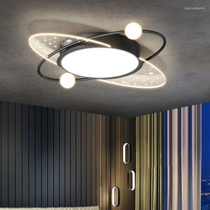 Ceiling Lights Bedroom Oval Aluminium Led Light Nordic Dimmable Chandelier Acrylic Mount Lamp Luminarias Indoor Lighting