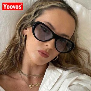 Yovos vintage Cateye Sunglasses Women Fashion Mody Sun Glasses Men Classic Luxury Brand Gafas Wedding Party Lentes de Sol230328